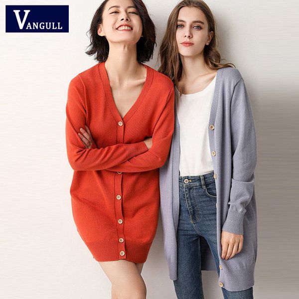 vangull 2019 spring autumn new women solid knitted sweater single breasted casual ladies cardigans thin long female wool, White
vangull 2019 spring autumn new women solid knitted sweater single breasted casual ladies cardigans thin long female wool, White