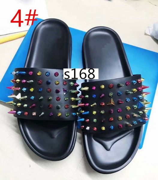 donna studded flat shoes designer willow nails soft bottom rubber slippers mens flat slipperswith boxs, Black
donna studded flat shoes designer willow nails soft bottom rubber slippers mens flat slipperswith boxs, Black