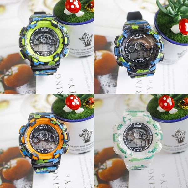 c7whe luminous multifunctional student sports waterproof children's luminous electronic watch camouflage led electronic outdoor men, Blue
c7whe luminous multifunctional student sports waterproof children's luminous electronic watch camouflage led electronic outdoor men, Blue