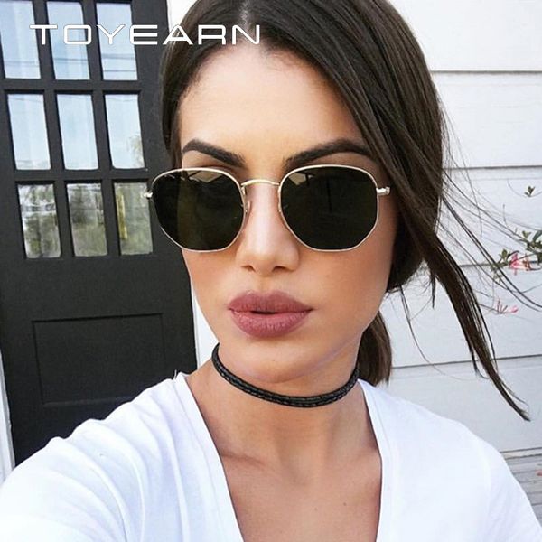 toyearn vintage brand designer hexagonal sunglasses women men retro driving mirror sun glasses female male oculos de sol uv400, White;black
toyearn vintage brand designer hexagonal sunglasses women men retro driving mirror sun glasses female male oculos de sol uv400, White;black