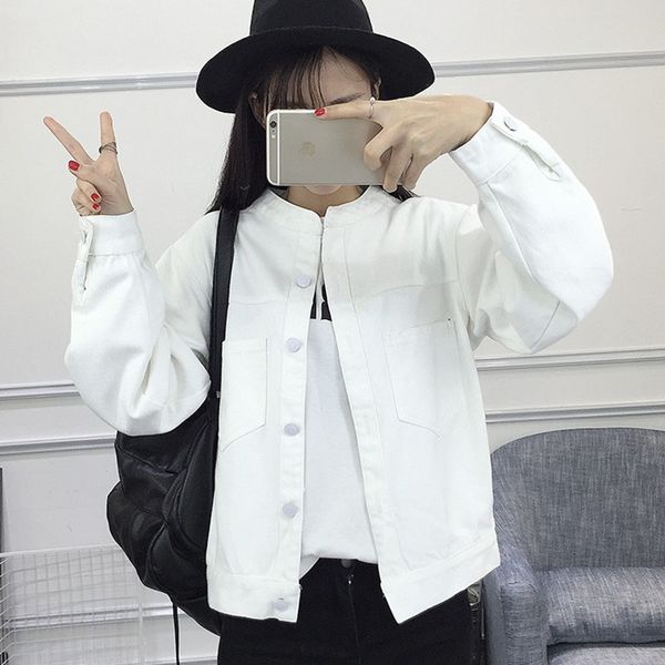 spring autumn denim jacket 2019 new denim clothing loose embroidered jacket korean version of the wild short shirt female b175, Black;brown
spring autumn denim jacket 2019 new denim clothing loose embroidered jacket korean version of the wild short shirt female b175, Black;brown