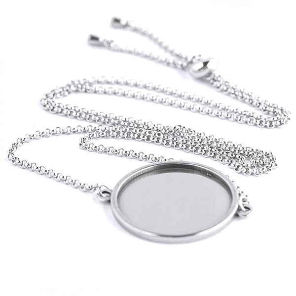 5pcs stainless steel adjustable choker necklace pendant tray cabochon base settings 20mm 25mm round blank bezels diy findings, Golden;silver
5pcs stainless steel adjustable choker necklace pendant tray cabochon base settings 20mm 25mm round blank bezels diy findings, Golden;silver