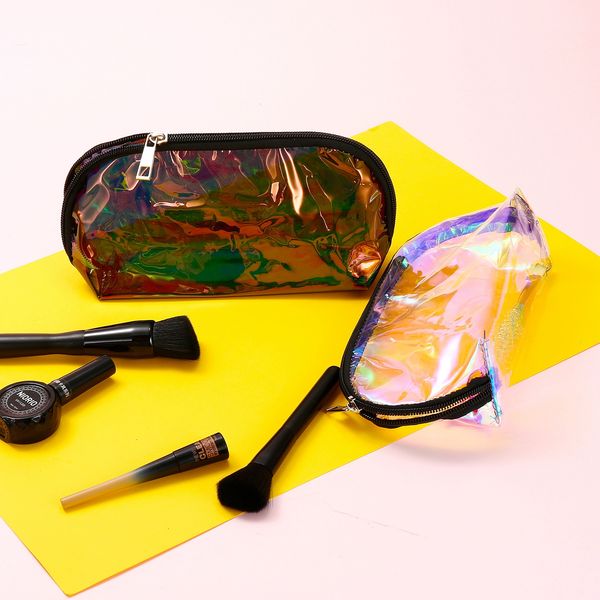 summer new style women's colorful laser cosmetic bag pvc laser transparent clutch student transparent pencil case
summer new style women's colorful laser cosmetic bag pvc laser transparent clutch student transparent pencil case