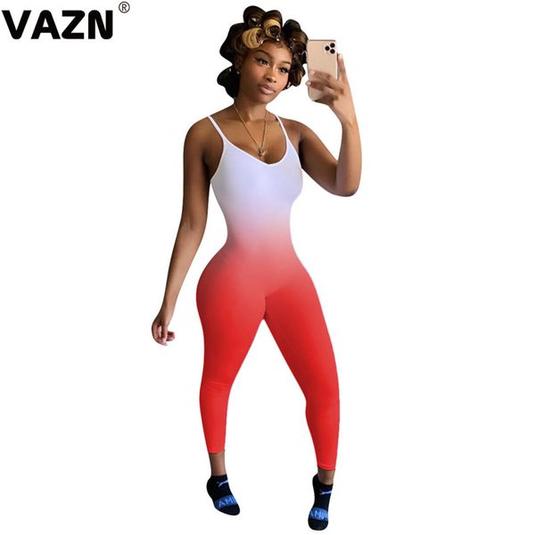 vazn 2020 new elastic skinny vintage gradient ramp sleeveless sport fitness v-neck womens jumpsuit fashion jumpsuits, Black;white
vazn 2020 new elastic skinny vintage gradient ramp sleeveless sport fitness v-neck womens jumpsuit fashion jumpsuits, Black;white