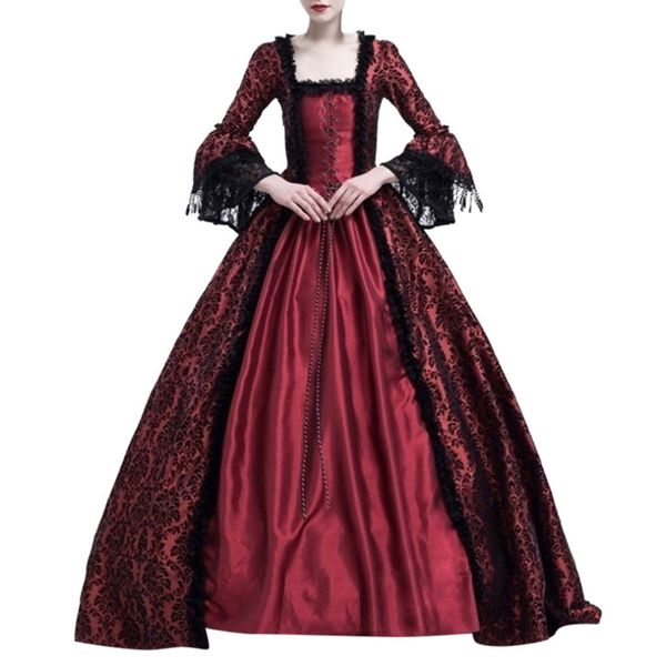 fashion women dress retro medieval party princess renaissance cosplay lace floor length casual winter party costume womens dress, Black;gray
fashion women dress retro medieval party princess renaissance cosplay lace floor length casual winter party costume womens dress, Black;gray