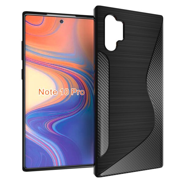 black non-slip soft silicone carbon fiber shockproof tpu gel case for samsung galaxy note 10+ plus
black non-slip soft silicone carbon fiber shockproof tpu gel case for samsung galaxy note 10+ plus