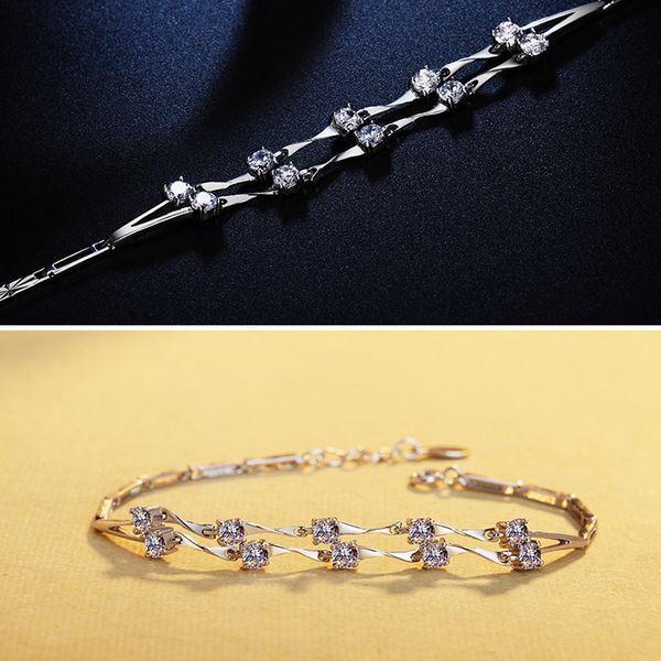 double-layer charm bracelect luxury bamboo chain female simple student fresh personality birthday gift, Golden;silver
double-layer charm bracelect luxury bamboo chain female simple student fresh personality birthday gift, Golden;silver