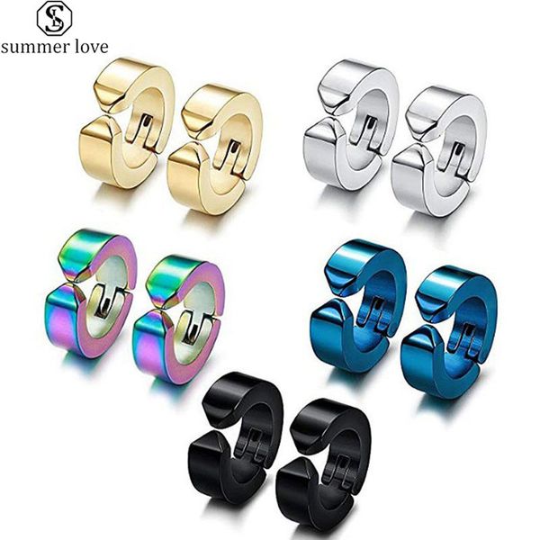5 style stainless steel mens womens clip on earrings hoop huggie non-piercing fashion circle ear clips jewelry wholesale-z, Silver
5 style stainless steel mens womens clip on earrings hoop huggie non-piercing fashion circle ear clips jewelry wholesale-z, Silver
