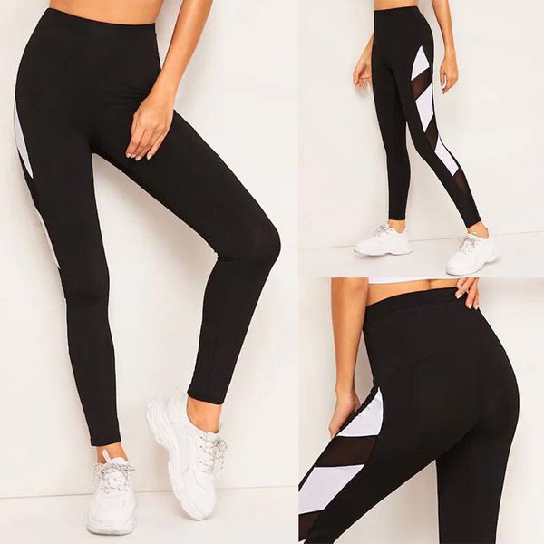 high waist seamless leggings ladies stitching breathable and slim hip-lifting exercise running yoga pants athletic sportswear, White;red
high waist seamless leggings ladies stitching breathable and slim hip-lifting exercise running yoga pants athletic sportswear, White;red