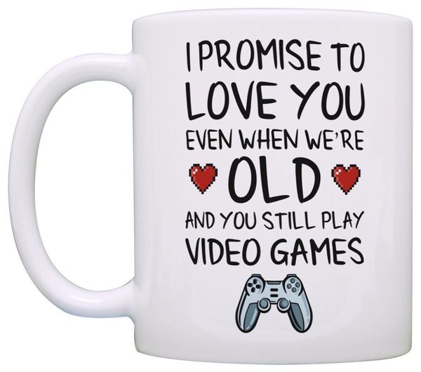 funny gamer gifts i promise to love you when you're old still play video games nerdy wedding gift coffee mug tea cup , dropship
funny gamer gifts i promise to love you when you're old still play video games nerdy wedding gift coffee mug tea cup , dropship