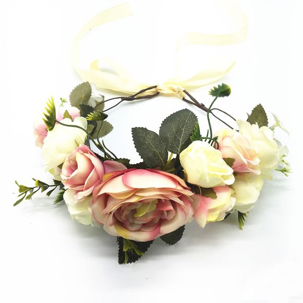wholesales flower crown floral headband garlands women girls hair accessories bride wedding flower wreath headdress ornaments, Slivery;white
wholesales flower crown floral headband garlands women girls hair accessories bride wedding flower wreath headdress ornaments, Slivery;white