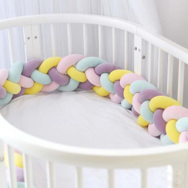baby bed bumper newborn crib sides protector pad long cot bumper braided long knotted ball pillow children's anti-collision tool
baby bed bumper newborn crib sides protector pad long cot bumper braided long knotted ball pillow children's anti-collision tool