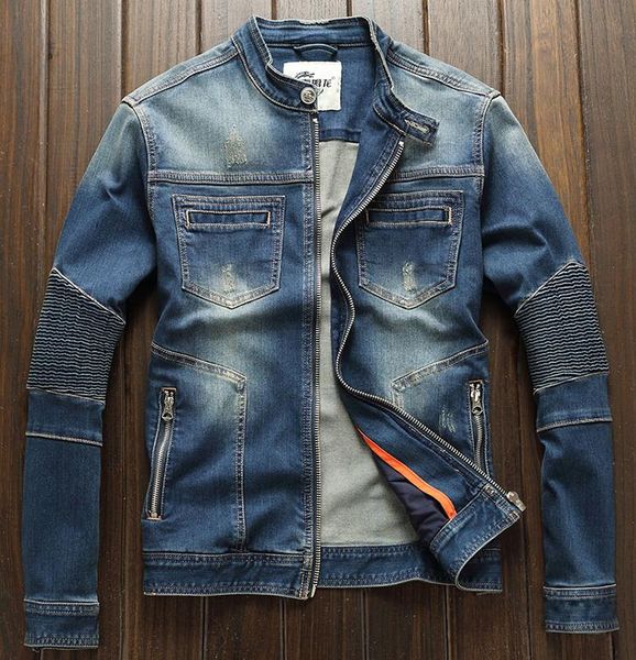 men's denim biker motorcycle jacket coats vintage distressed automotive jeans jacket for men m-3xl high quality, Black;brown
men's denim biker motorcycle jacket coats vintage distressed automotive jeans jacket for men m-3xl high quality, Black;brown