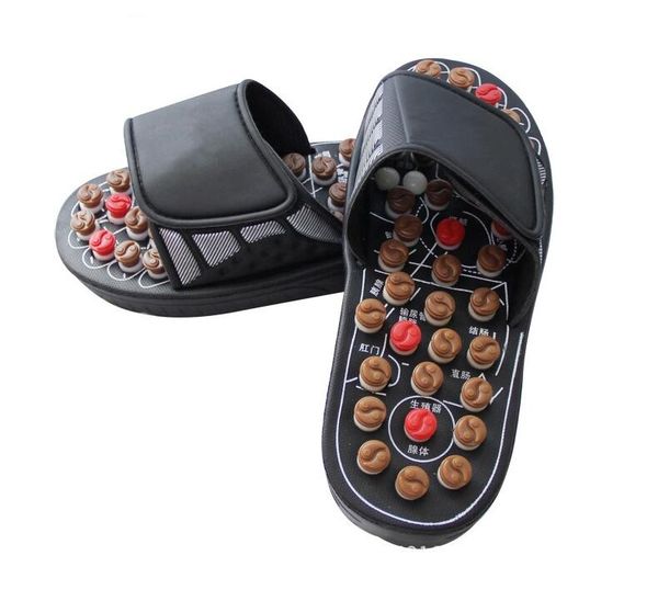 acupoint massage slippers sandal for men feet chinese acupressure rotating foot massager shoes designer slippers, Black
acupoint massage slippers sandal for men feet chinese acupressure rotating foot massager shoes designer slippers, Black
