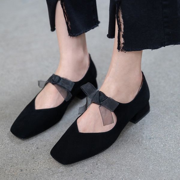 pxelena elegant women mary janes shoes kid suede square toe low heel pumps lady office dress party date footwear autumn 2019, Black
pxelena elegant women mary janes shoes kid suede square toe low heel pumps lady office dress party date footwear autumn 2019, Black