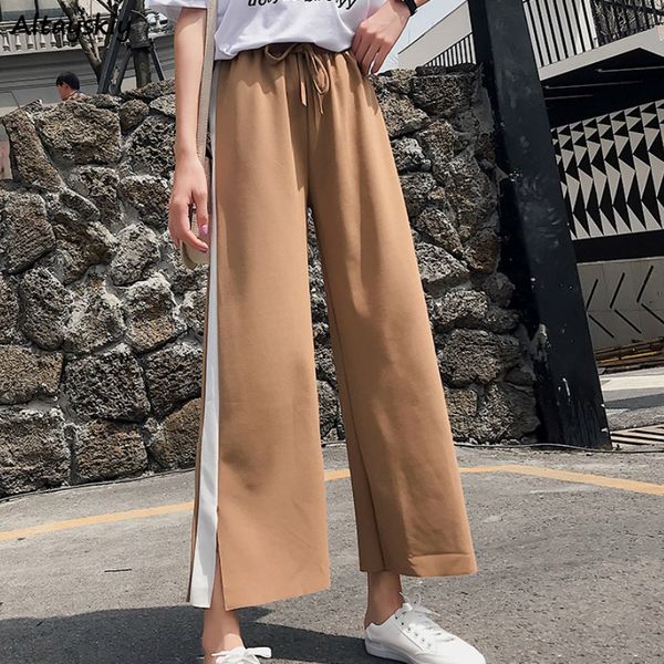 pants women wide leg elastic waist loose striped ankle-length casual simple korean fashion trendy vintage 2020 spring womens new, Black;white
pants women wide leg elastic waist loose striped ankle-length casual simple korean fashion trendy vintage 2020 spring womens new, Black;white