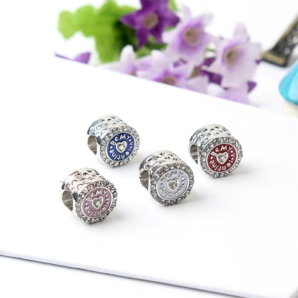 3 color alloy charm bead painted be the only one fashion women jewelry stunning european style for diy bracelet, Black
3 color alloy charm bead painted be the only one fashion women jewelry stunning european style for diy bracelet, Black