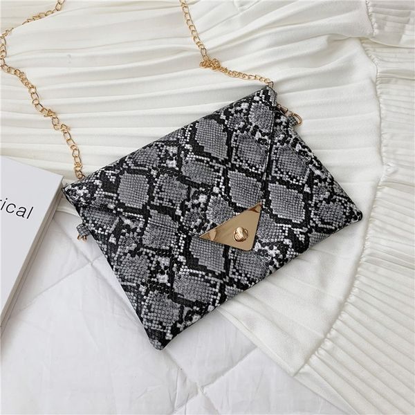 women's 2019 new fashion wild messenger bag shoulder bag girl snakeskin chains pattern women messenger bags
women's 2019 new fashion wild messenger bag shoulder bag girl snakeskin chains pattern women messenger bags