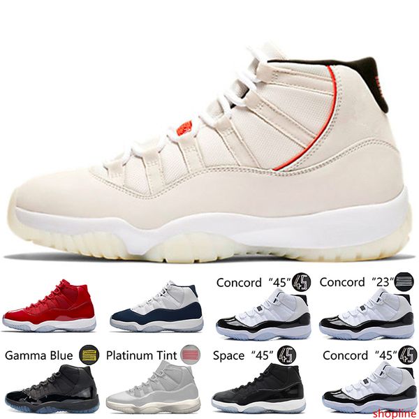 11 11s xi platinum tint men basketball shoes cap and gown prom night gym red bred barons concord 45 cool grey mens sports sneakers designer
11 11s xi platinum tint men basketball shoes cap and gown prom night gym red bred barons concord 45 cool grey mens sports sneakers designer