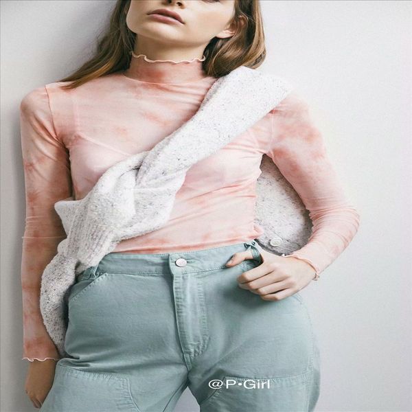 w style all-match ink mesh printing stand collar long sleeve sunscreen base sunscreen underwear long sleeve underwear shirt, White
w style all-match ink mesh printing stand collar long sleeve sunscreen base sunscreen underwear long sleeve underwear shirt, White