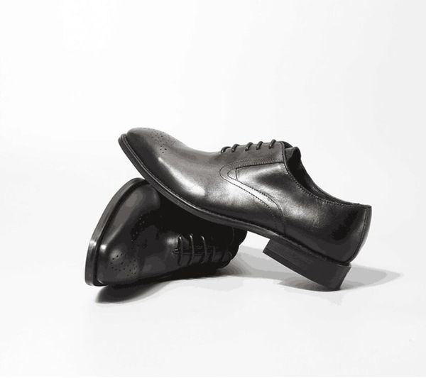 men shoes genuine leather flats business formal men dress shoes spring autumn oxfords luxury fashion wedding, Black
men shoes genuine leather flats business formal men dress shoes spring autumn oxfords luxury fashion wedding, Black