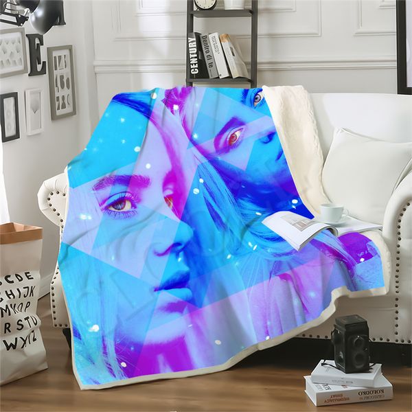 singer billie eilish blankets 3d print double layer cute style blanket sofa travel throw blankets boy girl bedding plush quilt
singer billie eilish blankets 3d print double layer cute style blanket sofa travel throw blankets boy girl bedding plush quilt