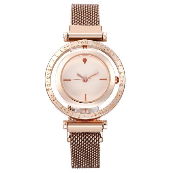 otoky women watch rose gold mesh magnetic buckle fashion creative wrist watch rotating dial ladies simple, Slivery;brown
otoky women watch rose gold mesh magnetic buckle fashion creative wrist watch rotating dial ladies simple, Slivery;brown