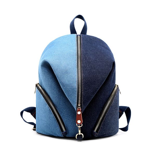 2020 fashion denim backpack women large capacity travel backpack teenagers girls shoulder bag female zip student bag
2020 fashion denim backpack women large capacity travel backpack teenagers girls shoulder bag female zip student bag