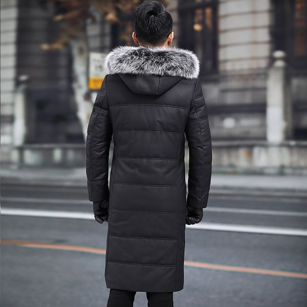 men's leather & faux mens sheepskin genuine jacket men 2021 warm duck down winter coat long chaqueta cuero hombre 22008 yy800, Black
men's leather & faux mens sheepskin genuine jacket men 2021 warm duck down winter coat long chaqueta cuero hombre 22008 yy800, Black