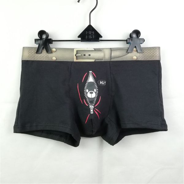 men funny underwear 3d bear printed boys boxer shorts printing brand comfortable 100% cotton soft underwear cueca masculina, Black;white
men funny underwear 3d bear printed boys boxer shorts printing brand comfortable 100% cotton soft underwear cueca masculina, Black;white