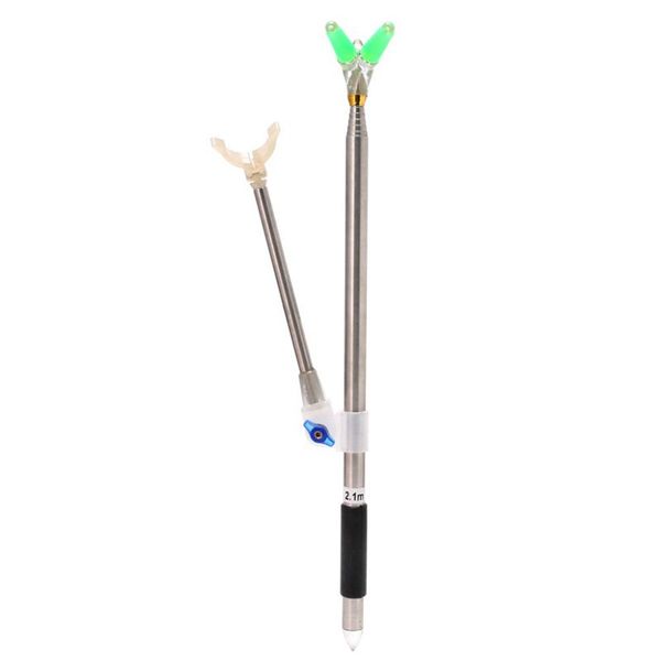 fishing holder 2.1m 40cm2 sections adjustable stainless steel fishing rod pole rack v holder bracket support stand
fishing holder 2.1m 40cm2 sections adjustable stainless steel fishing rod pole rack v holder bracket support stand
