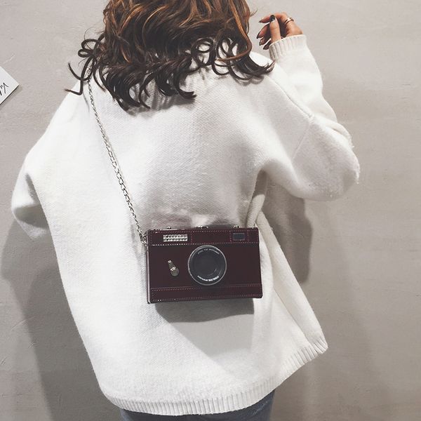 funny bag 2019 new women's bag personality patent leather camera small square chain box shoulder messenger
funny bag 2019 new women's bag personality patent leather camera small square chain box shoulder messenger