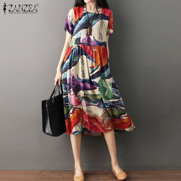 2020 summer bohemian printed sundress zanzea vintage floral party dress women casual short sleeve midi vestido female robe tunic, Black;gray
2020 summer bohemian printed sundress zanzea vintage floral party dress women casual short sleeve midi vestido female robe tunic, Black;gray