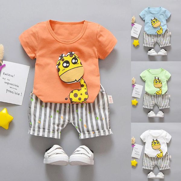 boys clothes toddler kids baby boys giraffe print t-shirt +stripe dot shorts clothes set baby girl, White
boys clothes toddler kids baby boys giraffe print t-shirt +stripe dot shorts clothes set baby girl, White