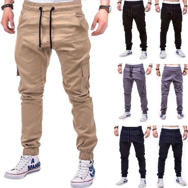 casual fitness pants men's sport soild trousers long bandage jogger pants casual loose sweatpants drawstring pant, Black
casual fitness pants men's sport soild trousers long bandage jogger pants casual loose sweatpants drawstring pant, Black