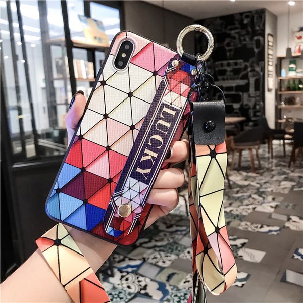 cute rhombic bracket phone case for iphone11pro x xs max case for iphone7 8case love heart lanyard stand fashion
cute rhombic bracket phone case for iphone11pro x xs max case for iphone7 8case love heart lanyard stand fashion