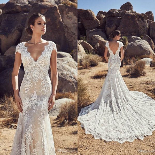 calla blanche 2020 mermaid wedding dresses v neck lace bridal gowns backless boho bohemian wedding dress robe de mariée custom plus size, White
calla blanche 2020 mermaid wedding dresses v neck lace bridal gowns backless boho bohemian wedding dress robe de mariée custom plus size, White