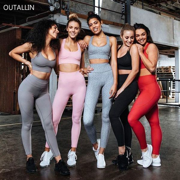 sport leggings set 2 piece gym clothing yoga suit sports bra pants elastic workout clothes for women fitness crop sportswear, White;red
sport leggings set 2 piece gym clothing yoga suit sports bra pants elastic workout clothes for women fitness crop sportswear, White;red