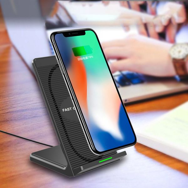 Ци Беспроводное зарядное устройство Стенд док-станция для iPhone XS Max 8 11 Samsung S10 Plus S6 к
Ци Беспроводное зарядное устройство Стенд док-станция для iPhone XS Max 8 11 Samsung S10 Plus S6 к