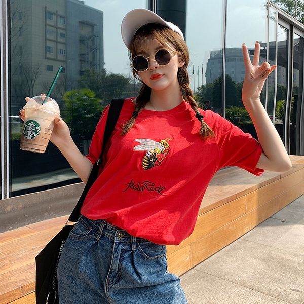 6112 -d women's round neck loose chic cotton 6112 short sleeve cotton short sleeve short-sleeved, White
6112 -d women's round neck loose chic cotton 6112 short sleeve cotton short sleeve short-sleeved, White