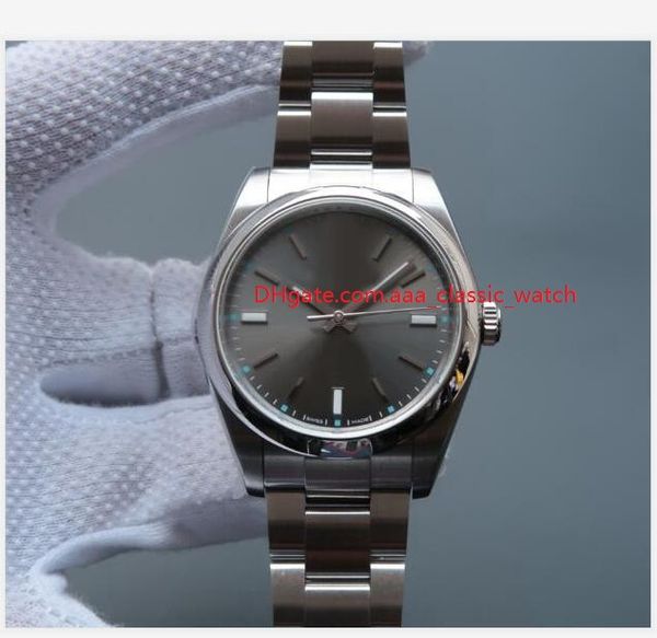 sapphire perpetual 41mm no date steel domed gray dial 114300 automatic mechanical mens men's watch watches, Slivery;brown
sapphire perpetual 41mm no date steel domed gray dial 114300 automatic mechanical mens men's watch watches, Slivery;brown