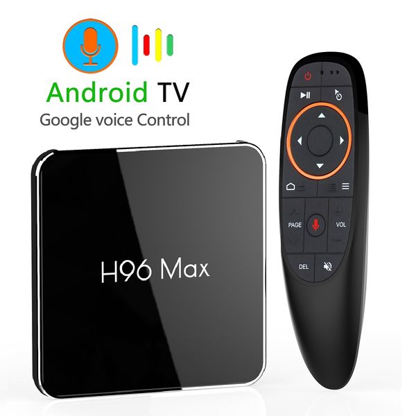 

Android 8.1 4 ГБ 64 ГБ Amlogic S905X2 LPDDR4 Smart TV Box Двойной Wi-Fi H.265 1080p 4K USB3.0 H96 MAX X2 Голосовое управле