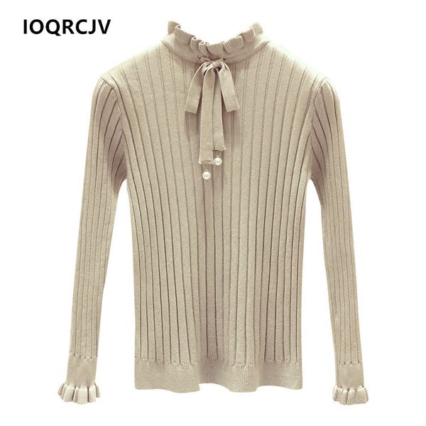 2018 new bow sweater women winter lotus leaf sleeve slim solid knitted sweaters pullovers female jumper jersey ioqrcjv f58, White;black
2018 new bow sweater women winter lotus leaf sleeve slim solid knitted sweaters pullovers female jumper jersey ioqrcjv f58, White;black