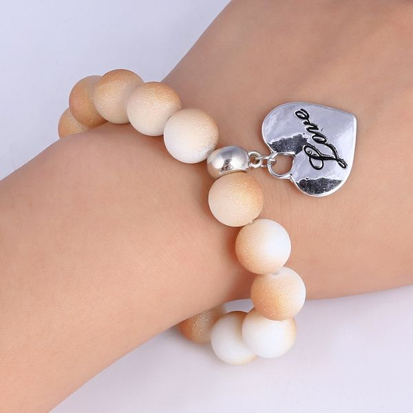 2020 new bohemian bracelets jewelry heart-shaped bead bracelet for women girls couple bracelets with charms women jewellery gift, Golden;silver
2020 new bohemian bracelets jewelry heart-shaped bead bracelet for women girls couple bracelets with charms women jewellery gift, Golden;silver
