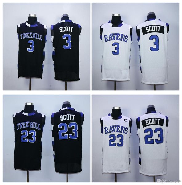 3 the film version of one tree hill lucas scott 23 nathan scott jersey double stitched college basketball jerseys size s, Black
3 the film version of one tree hill lucas scott 23 nathan scott jersey double stitched college basketball jerseys size s, Black