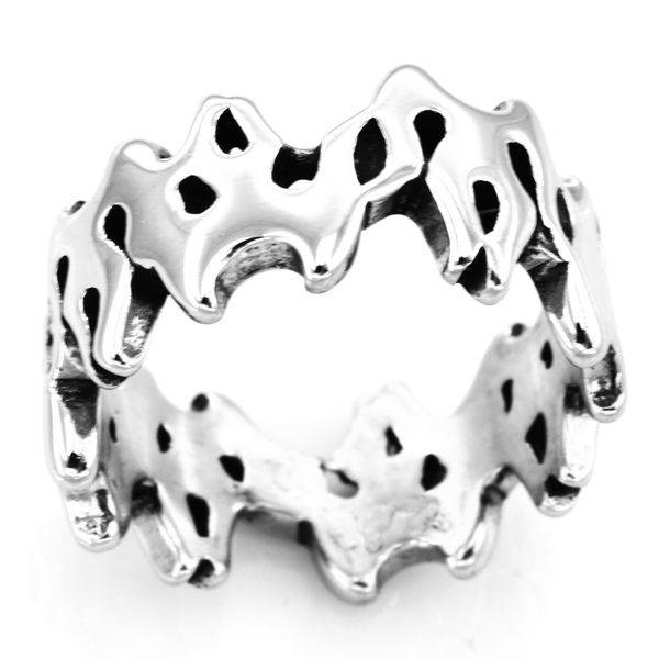 fanssteel stainless steel mens or womens punk vintage plain high polishing flame band chain signet ring gift 14w07, Silver
fanssteel stainless steel mens or womens punk vintage plain high polishing flame band chain signet ring gift 14w07, Silver