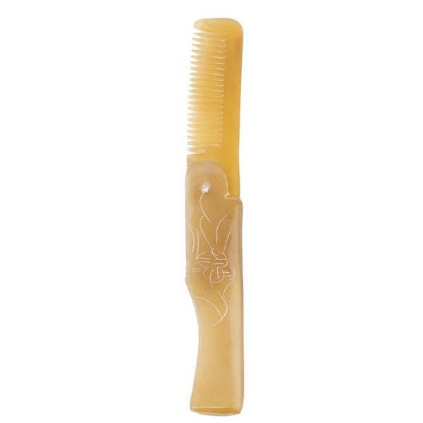 beautifuil women ox horn fine tooth pocket folding comb all hair types beard mustache, Silver
beautifuil women ox horn fine tooth pocket folding comb all hair types beard mustache, Silver