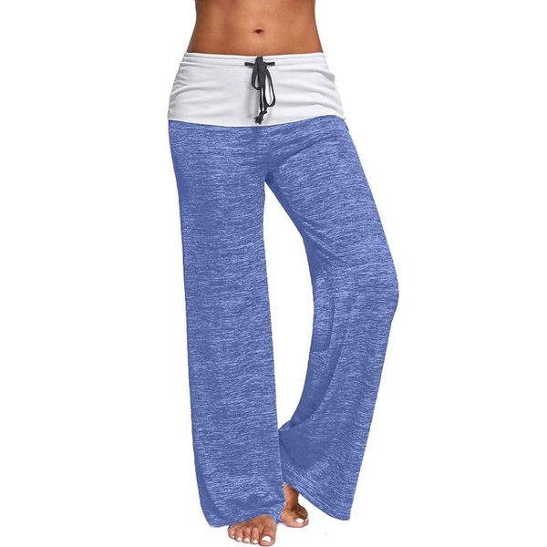 new fashion women yoga fitness wide casual lace up elastic waist legs patchwork pants trousers all seasons, White;red
new fashion women yoga fitness wide casual lace up elastic waist legs patchwork pants trousers all seasons, White;red