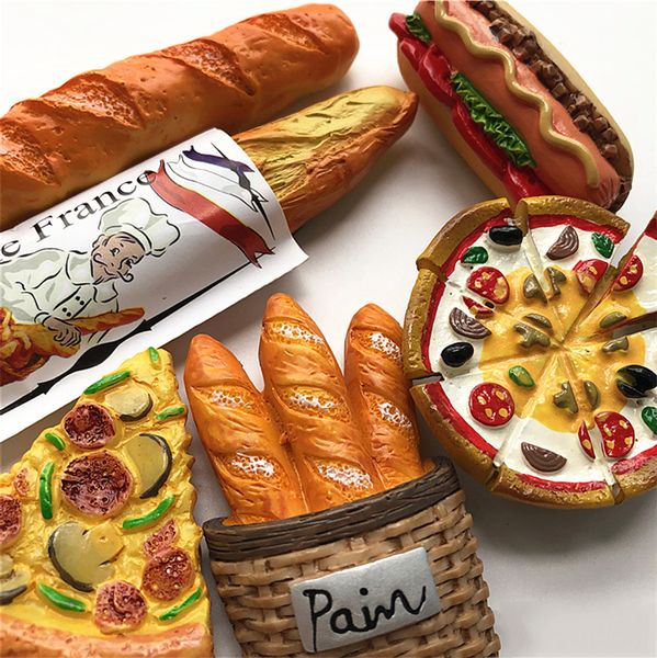 creative pizza dog french bread baguette resin refrigerator stickers stereo magnet refrigerator ornament representative souvenir gifts
creative pizza dog french bread baguette resin refrigerator stickers stereo magnet refrigerator ornament representative souvenir gifts
