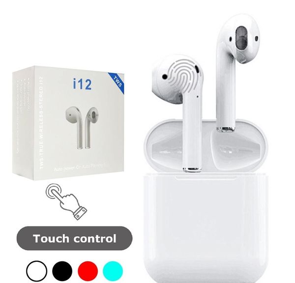 i12 tws bluetooth 5.0 wireless bluetooth headphones ture stereo Earphones colorful touch control wireless headset earbuds with charger box
i12 tws bluetooth 5.0 wireless bluetooth headphones ture stereo Earphones colorful touch control wireless headset earbuds with charger box